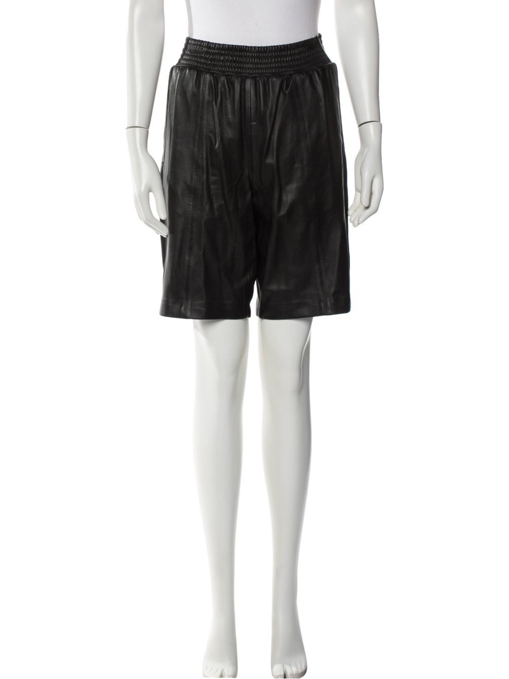 FRAME leather shorts